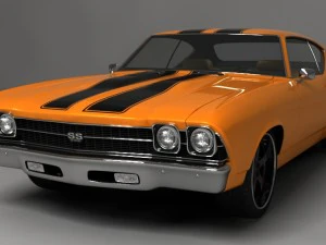 Chevrolet Chevelle SS 1969 3D Model