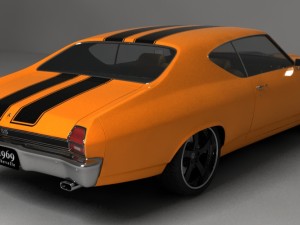 chevrolet chevelle ss 1969 3D Model