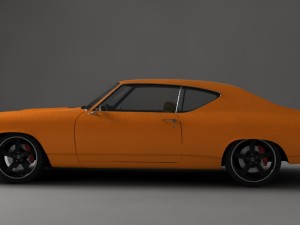 chevrolet chevelle ss 1969 3D Model