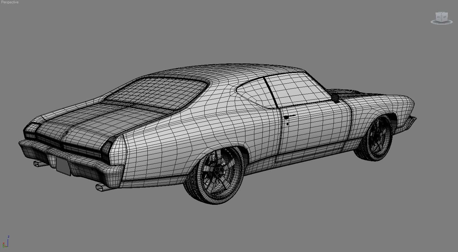 Chevrolet Chevelle Ss 1969 3d Model In Classic Cars 3dexport