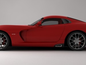 dodge viper gts 2013 Model 3D