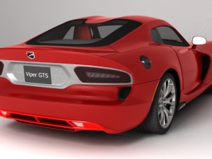 dodge viper gts 2013 Model 3D