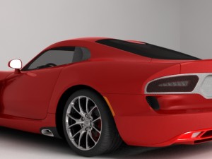 dodge viper gts 2013 Model 3D