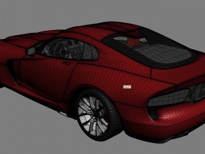 dodge viper gts 2013 Model 3D