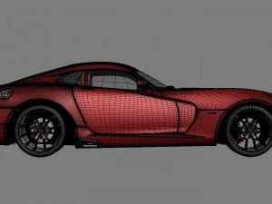 dodge viper gts 2013 3D Model