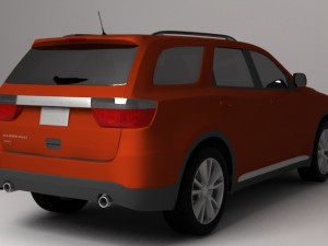 dodge durango 2011 3D Модель