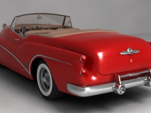 buick skylark convertible 1953 Modèle 3D
