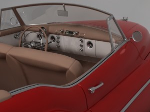 buick skylark convertible 1953 Modèle 3D