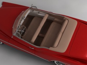 buick skylark convertible 1953 Modèle 3D