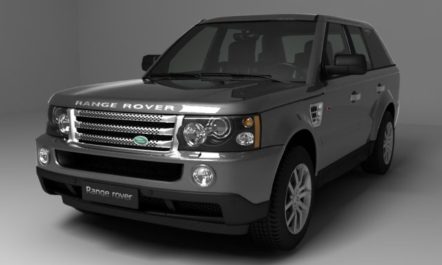 range rover sport 3Dモデル .c4d .max .obj .3ds .fbx .stl .blend 