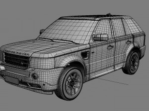 range rover sport 3Dモデル