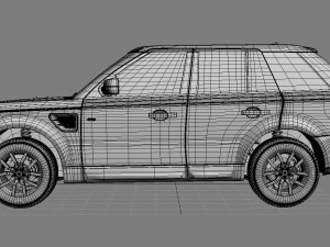 range rover sport 3Dモデル