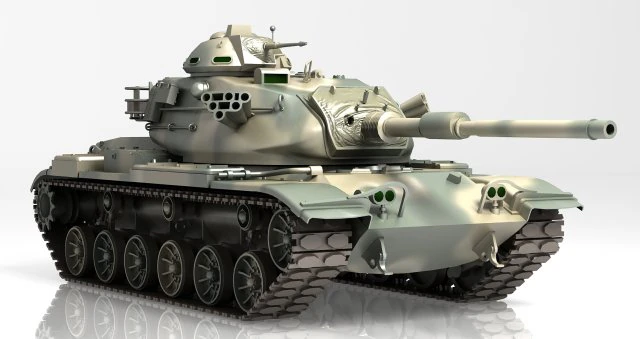 tank m60 patton iv 3D Model .c4d .max .obj .3ds .fbx .stl .blend 