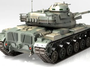 tank m60 patton iv 3D Model