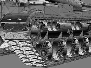 tank m60 patton iv 3D Model