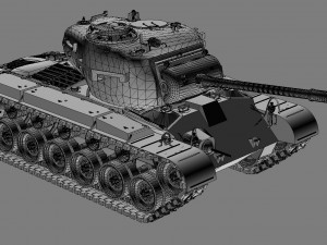 tank m26 pershing 3D Модель