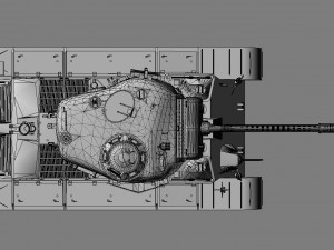 tank m26 pershing 3D Модель