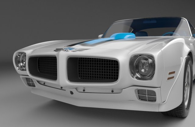 pontiac trans am 1970 3D Модель .c4d .max .obj .3ds .fbx .stl .blend 