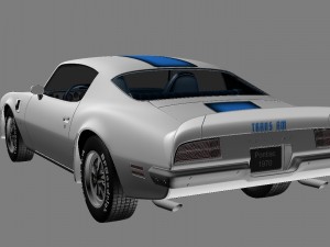 pontiac trans am 1970 3D Модель