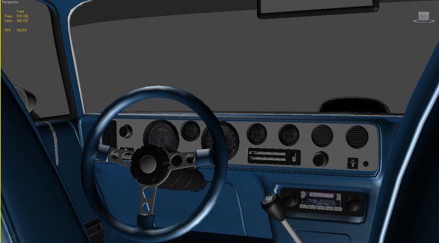 1970er Trans Am Interieur