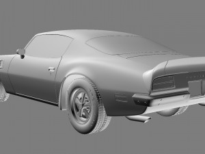 pontiac trans am 1970 3D Модель