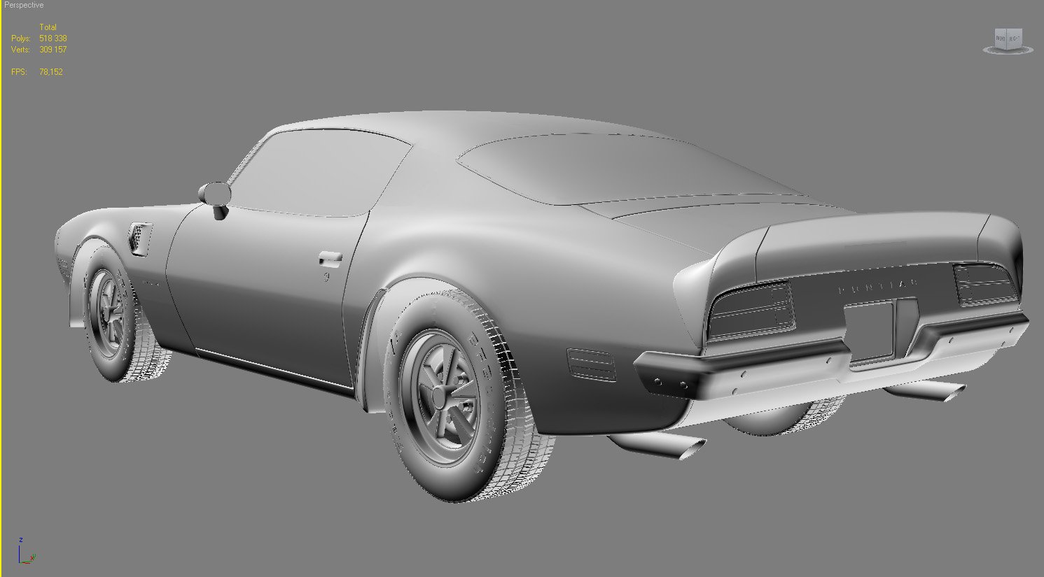 Pontiac Trans Am 1970 3d Model In Classic Cars 3dexport