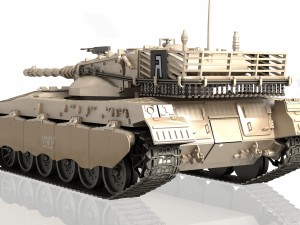 tank merkava 3D 모델