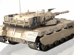 tank merkava 3D 모델