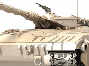 tank merkava 3D 모델