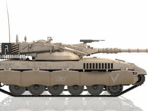tank merkava 3D 모델