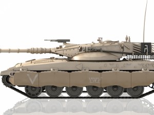 tank merkava 3D 모델