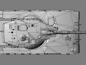 tank merkava 3D 모델