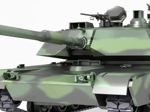 tank m1a2 abrams 3D Model