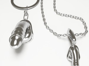 pendant penis and charm 3D Модель