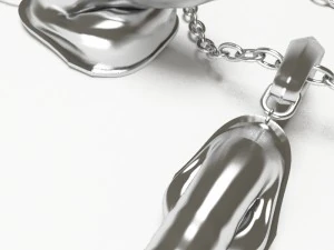 pendant penis and charm 3D Model