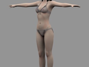 Realisticy woman 3Dモデル