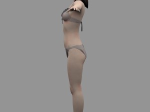 Realisticy woman 3Dモデル