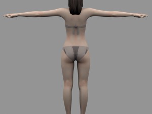 Realisticy woman 3Dモデル