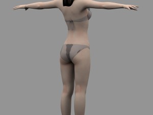 Realisticy woman 3Dモデル