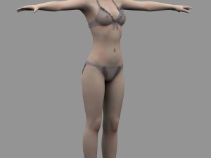 Realisticy woman 3Dモデル