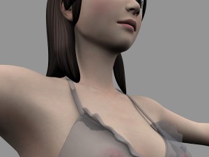 Realisticy woman 3Dモデル