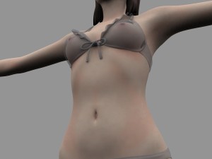 Realisticy woman 3Dモデル