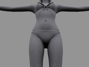 Realisticy woman 3Dモデル