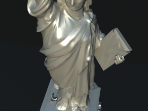 statue of liberty usa 3D मॉडल