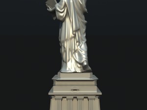 statue of liberty usa 3D मॉडल