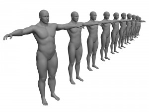 age of man growth Modelo 3D
