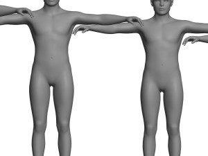 age of man growth 3D Model