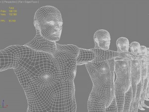 age of man growth 3D Model