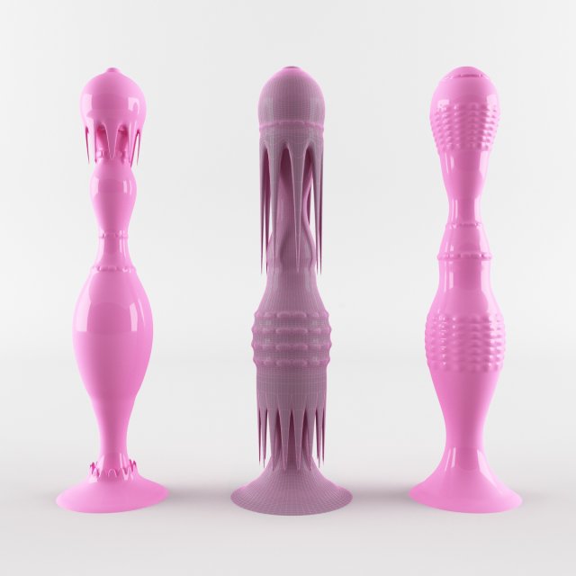 dildo Modelo 3D .c4d .max .obj .3ds .fbx .stl .blend