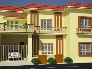 sample house Modèle 3D
